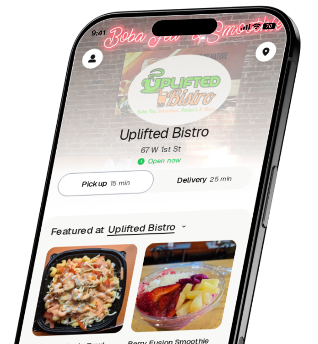 Uplifted Bistro app preview