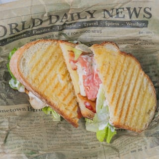 Uplifted Chicken Bacon Panini (Half Sandwich)